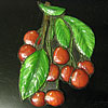 Cherries. 5.5” x 4”